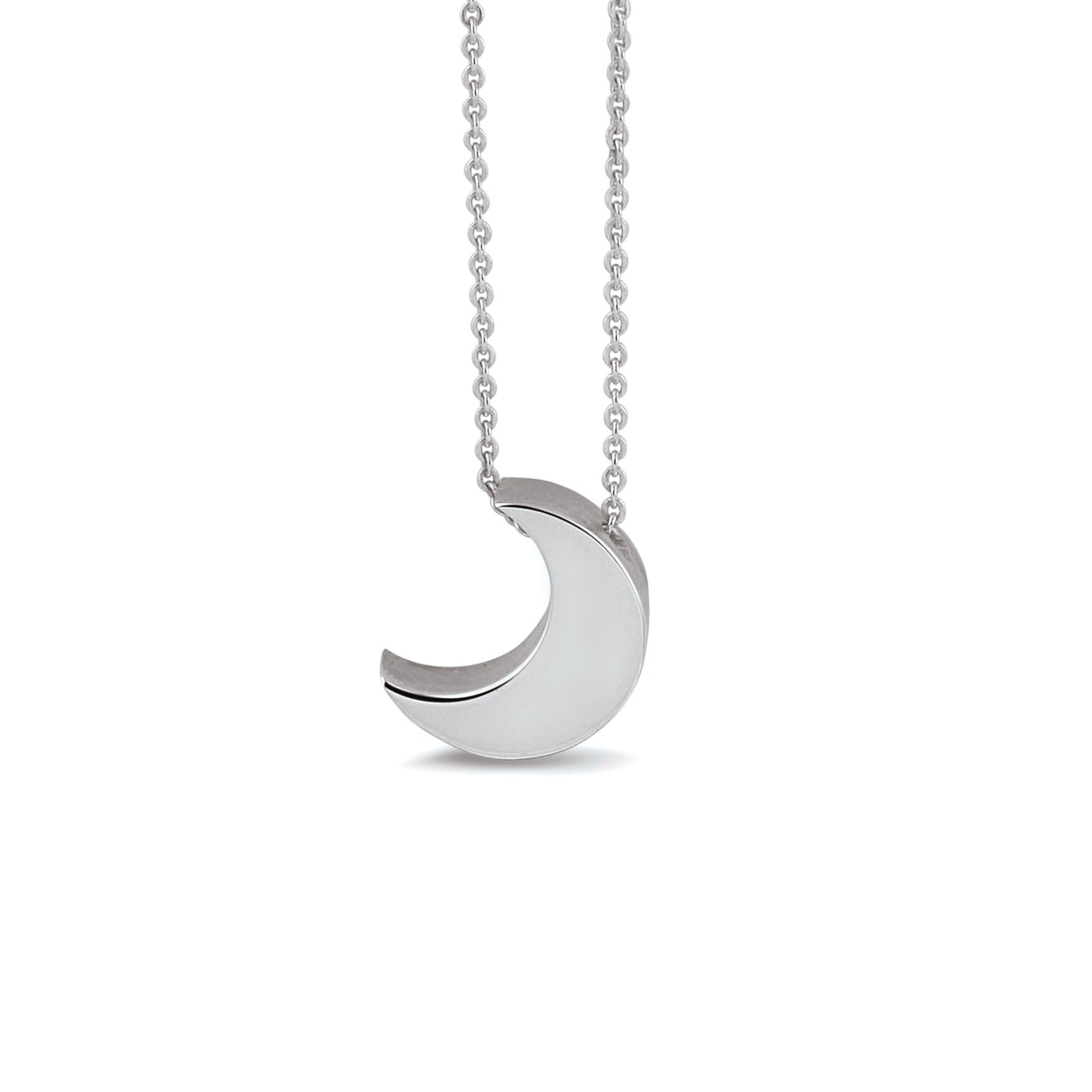 "Love You to the Moon & Back" Mini Pendant & Chain — supplier photograph