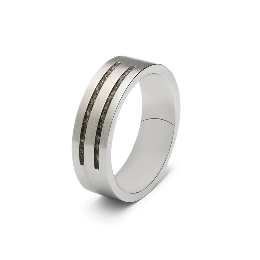 Steel Ring - Two Grooves — supplier photograph