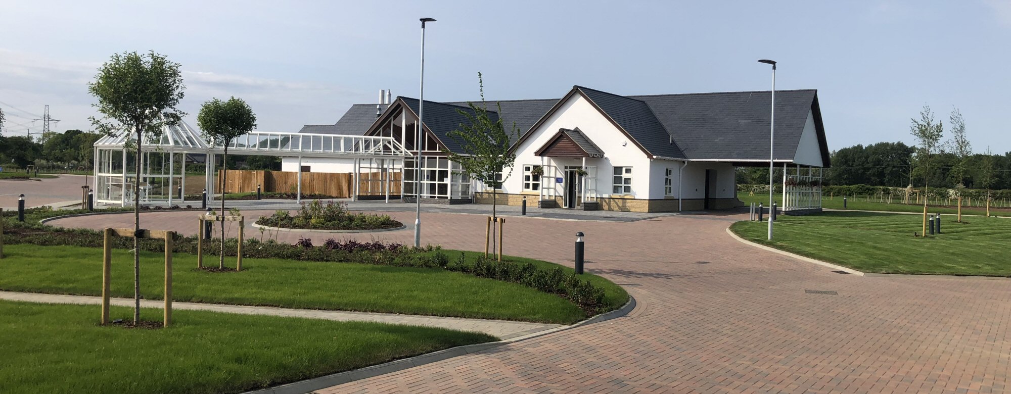 The chapel building and landscaped grounds at Memoria Doncaster and South Yorkshire