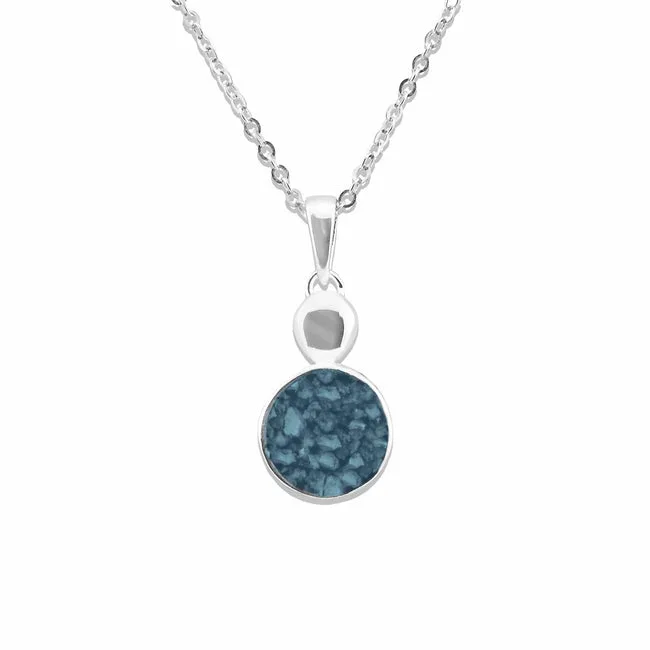 Ladies Delicate Drop Memorial Ashes Pendant