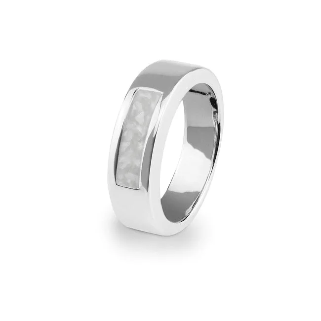 Unisex Pure Memorial Ashes Ring