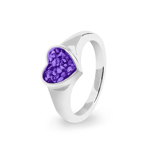 Ladies Dearest Memorial Ashes Ring