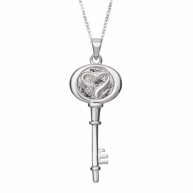 Self-fill Key to my Heart Memorial Ashes Pendant