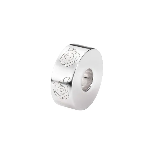  Self-fill Round Rose Memorial Ashes Charm Bead