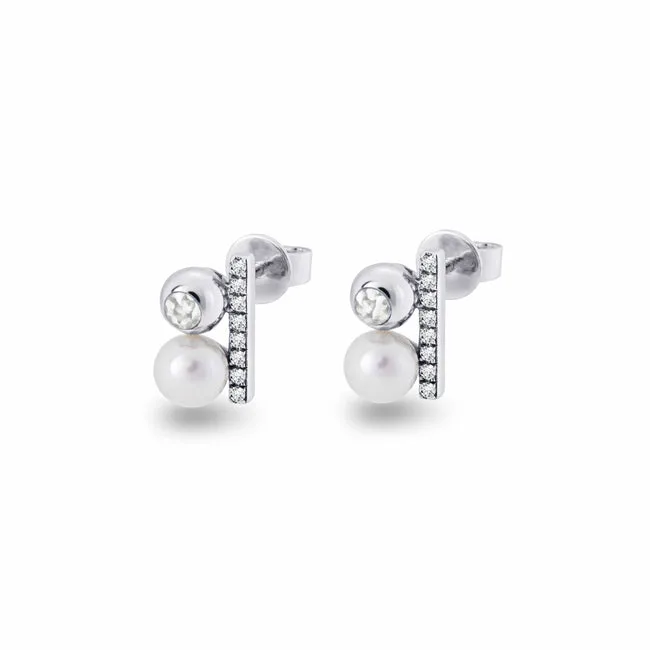 Ladies Rondure Opulence Memorial Ashes Earrings