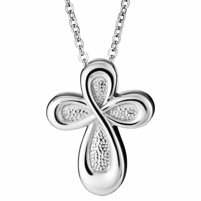 Self-fill Infinite Cross Memorial Ashes Pendant