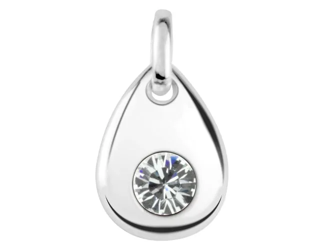 Birthstone Pendant - April / Clear Crystal