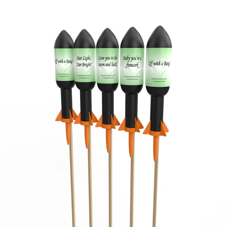Ashes Rockets (5 Pack) by Heavenly Stars Fireworks