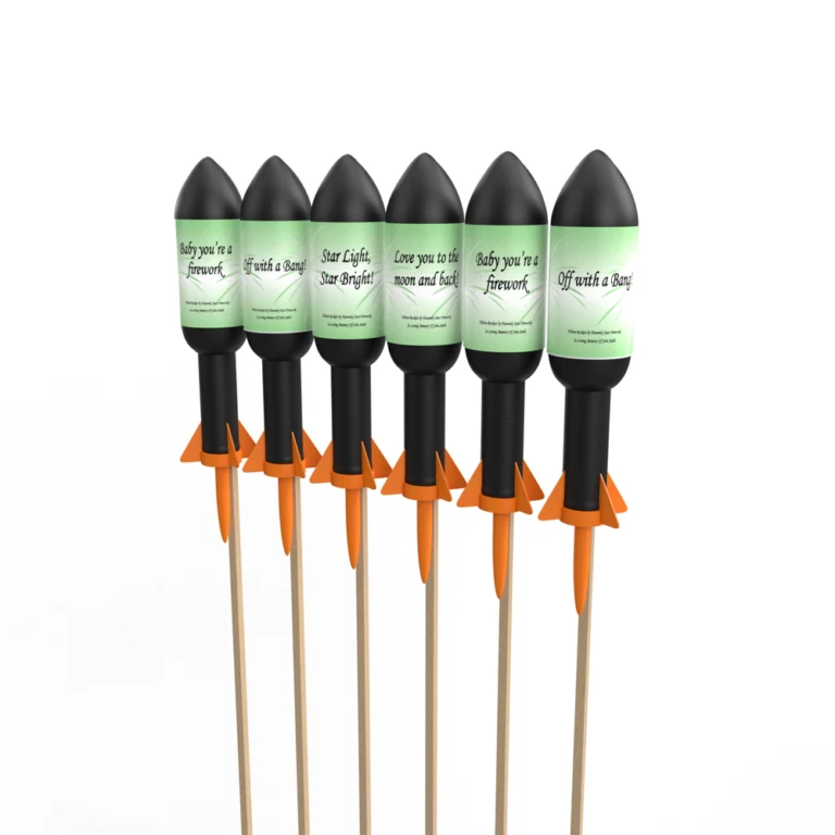 Ashes Rockets (6 Pack) by Heavenly Stars Fireworks