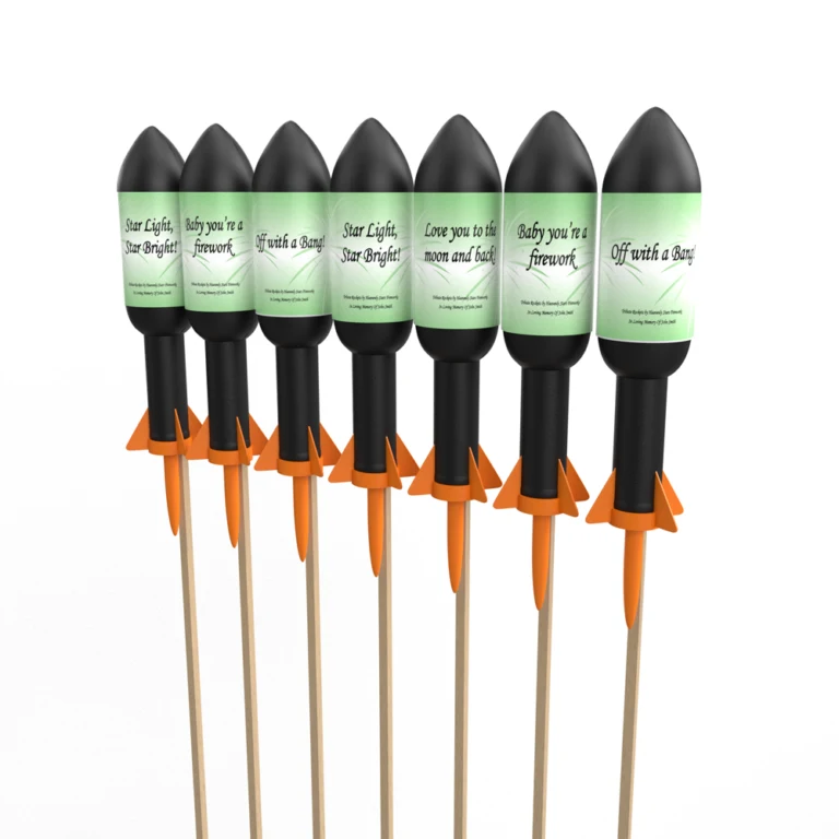 Ashes Rockets (7 Pack) by Heavenly Stars Fireworks