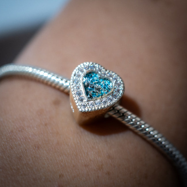 Ashes Charm - Silver Heart