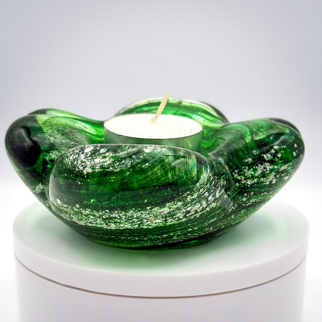 Ashes Keepsake - Shamrock Candle Holder