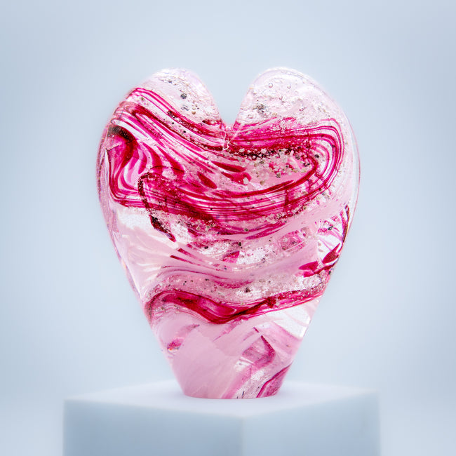 Ashes Keepsake - Heart Paperweight