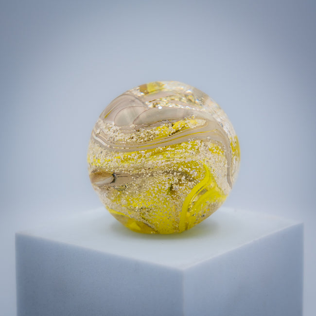 Mini Ashes Keepsake - Round Paperweight