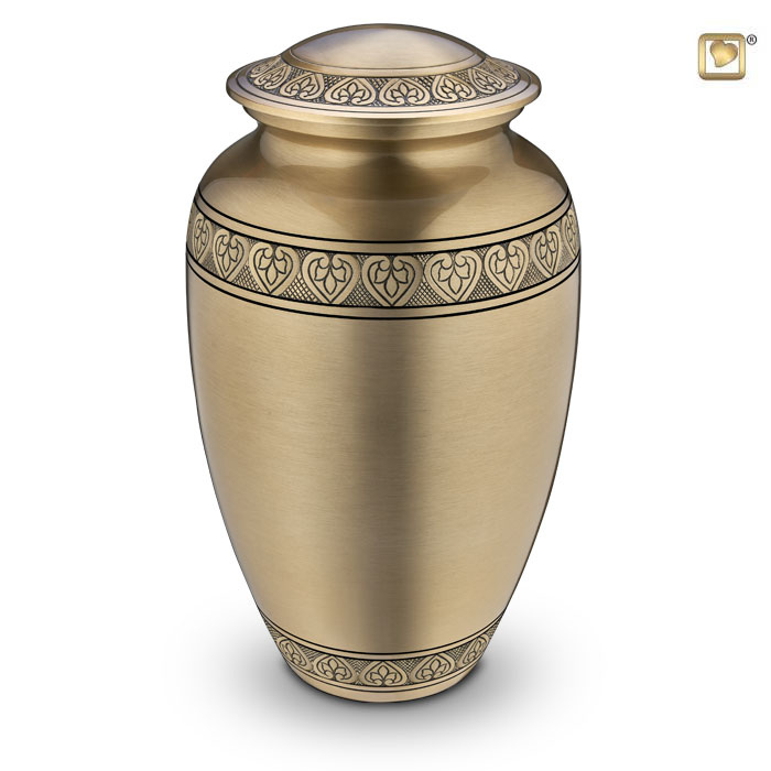 Classic Standard Adult Urn Brushed Gold