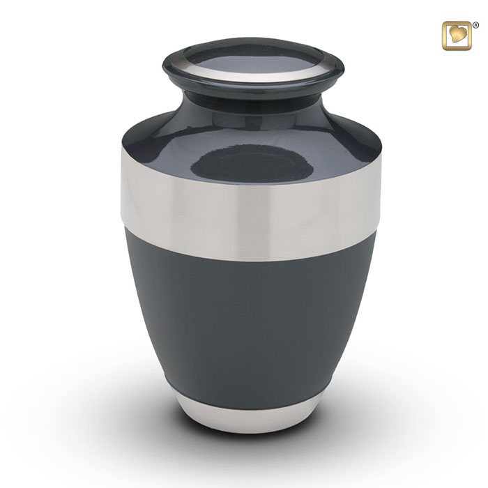 Espana Standard Adult Urn Midnight & Brushed Pewter
