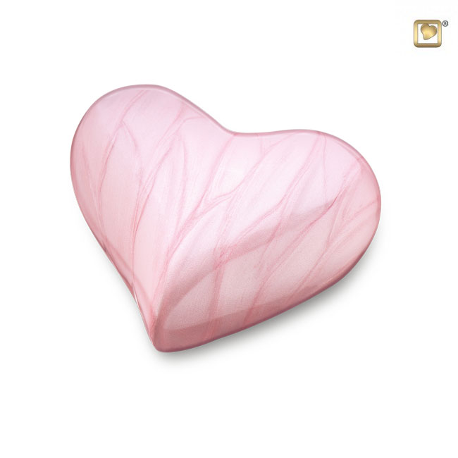 Heart Child Urn Pearl Pink