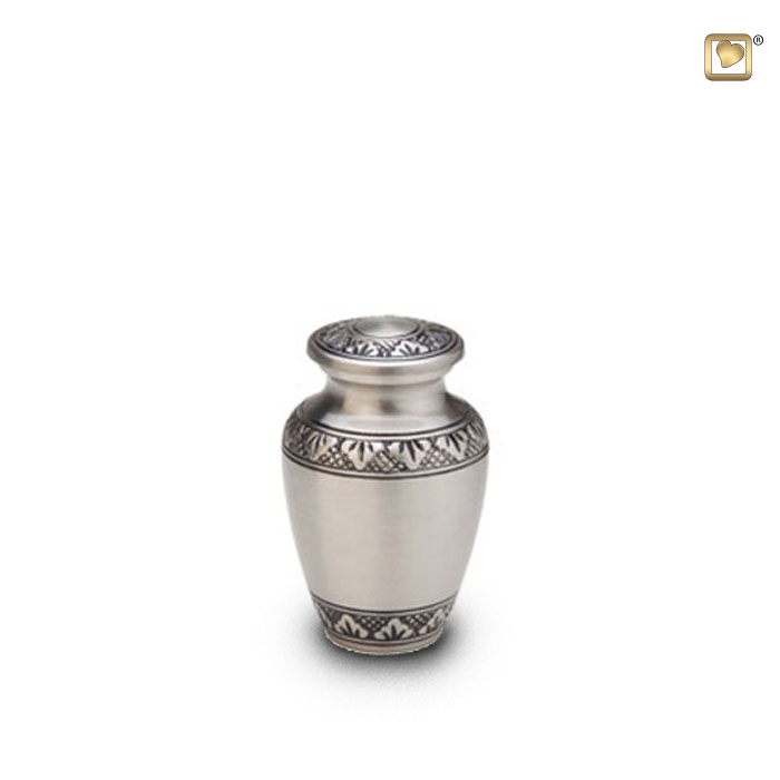 Classic Keepsake Urn Brushed Pewter