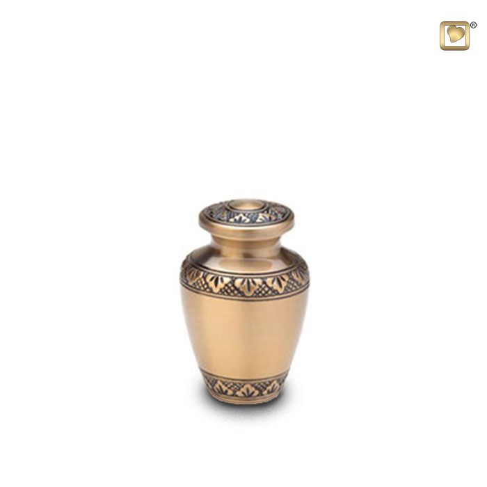 Classic Keepsake Urn Brushed Gold
