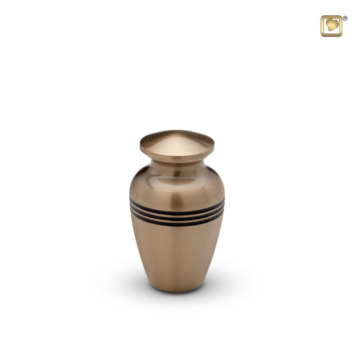Radiance Keepsake Urn Brushed Gold
