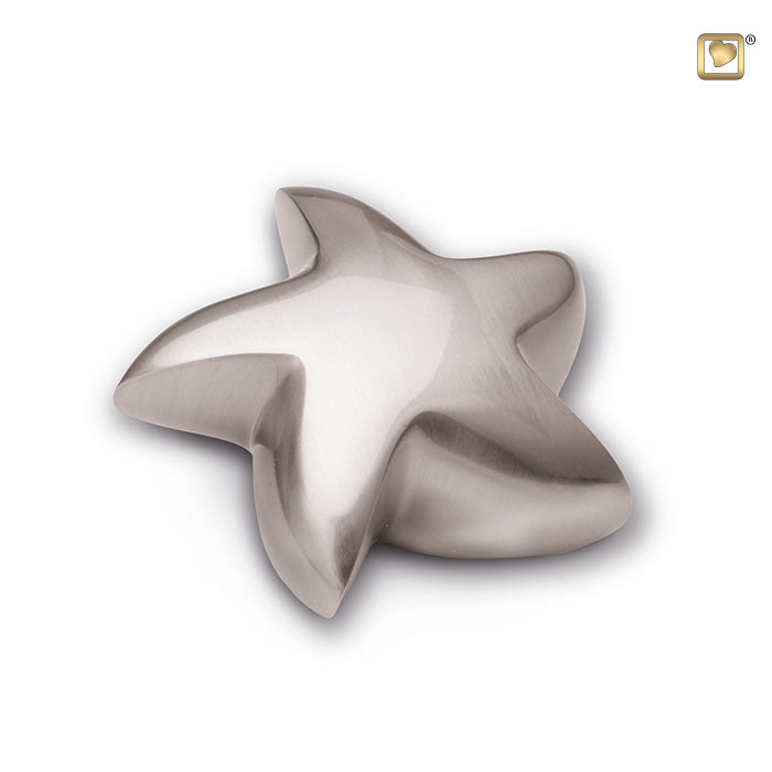 Angelic Star Keepsake Brushed pewter