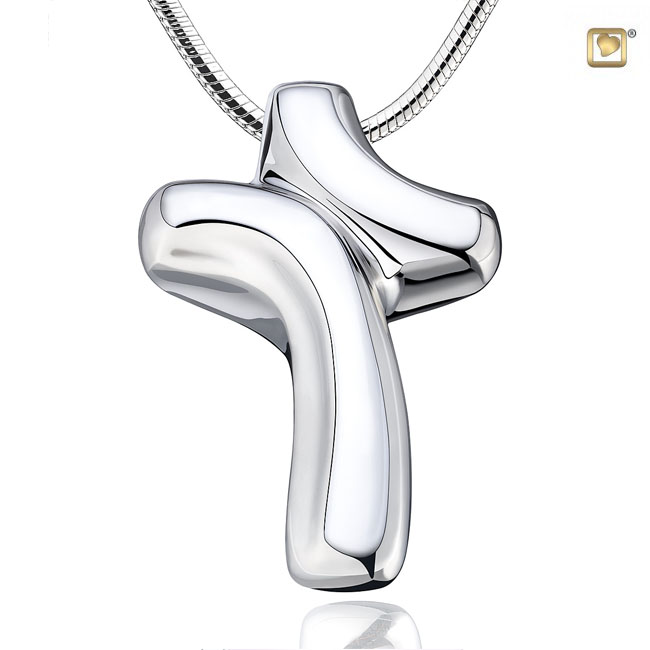 ComfortCross Ashes Pendant Polished Silver