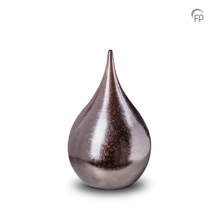 Ceramic medium urn teardrop