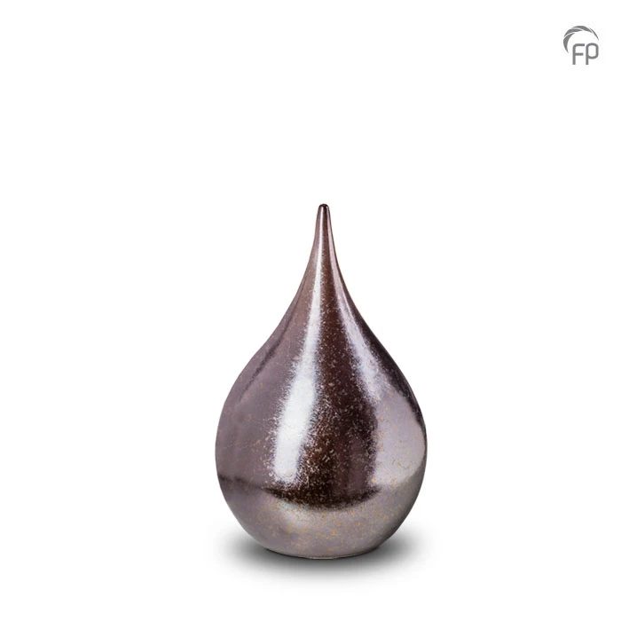 Ceramic small urn teardrop