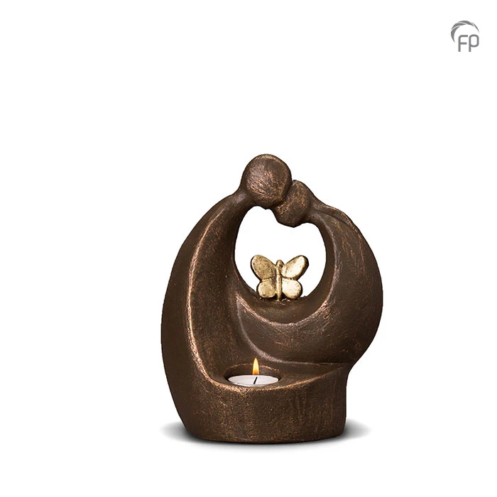 Ceramic urn bronze