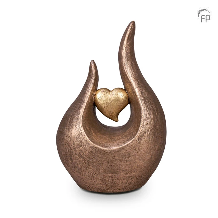 Ceramic art urn Fuego