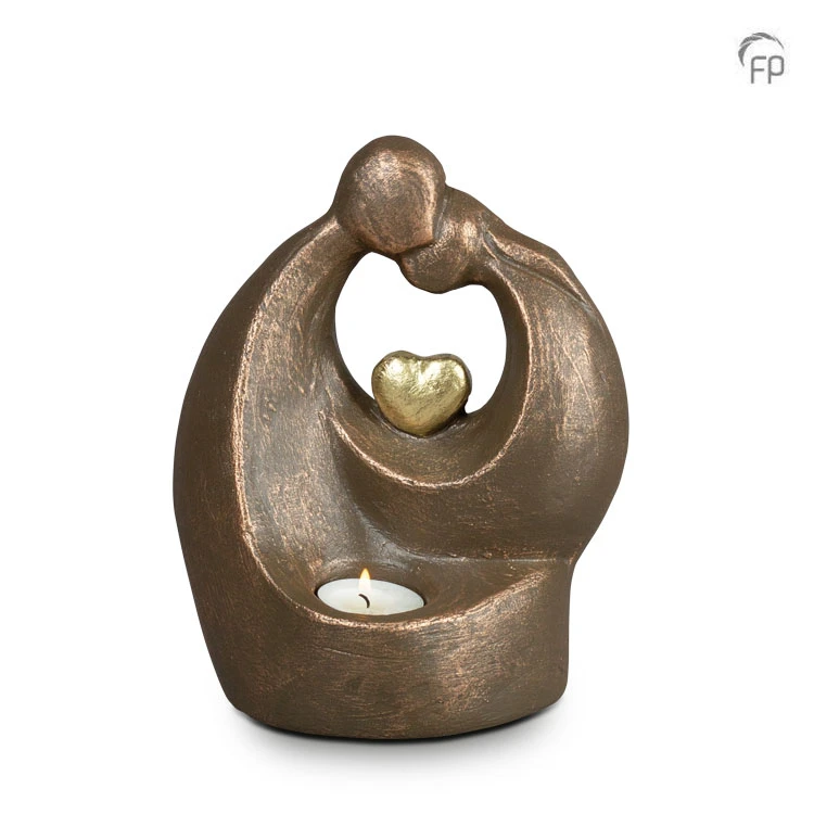 Ceramic urn bronze