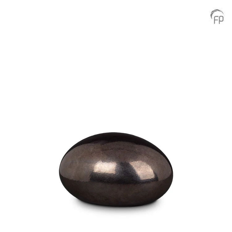 Crystal urn Lava stone