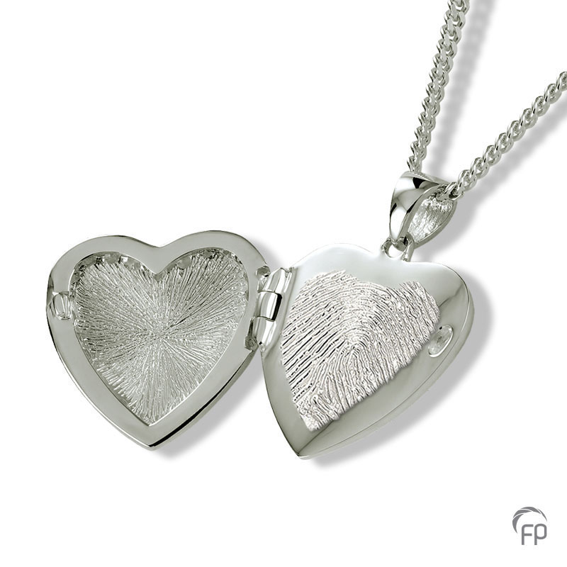 Atlantis ash pendant with fingerprint