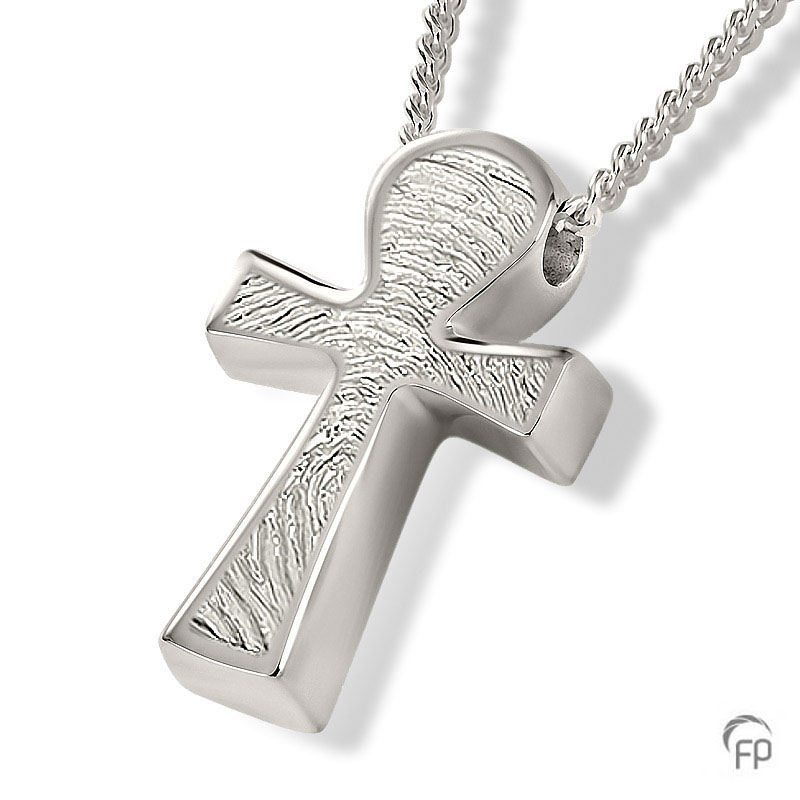 Atlantis ash pendant with fingerprint