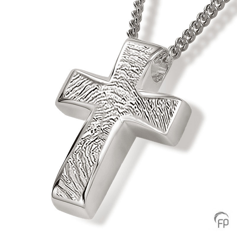 Atlantis ash pendant with fingerprint