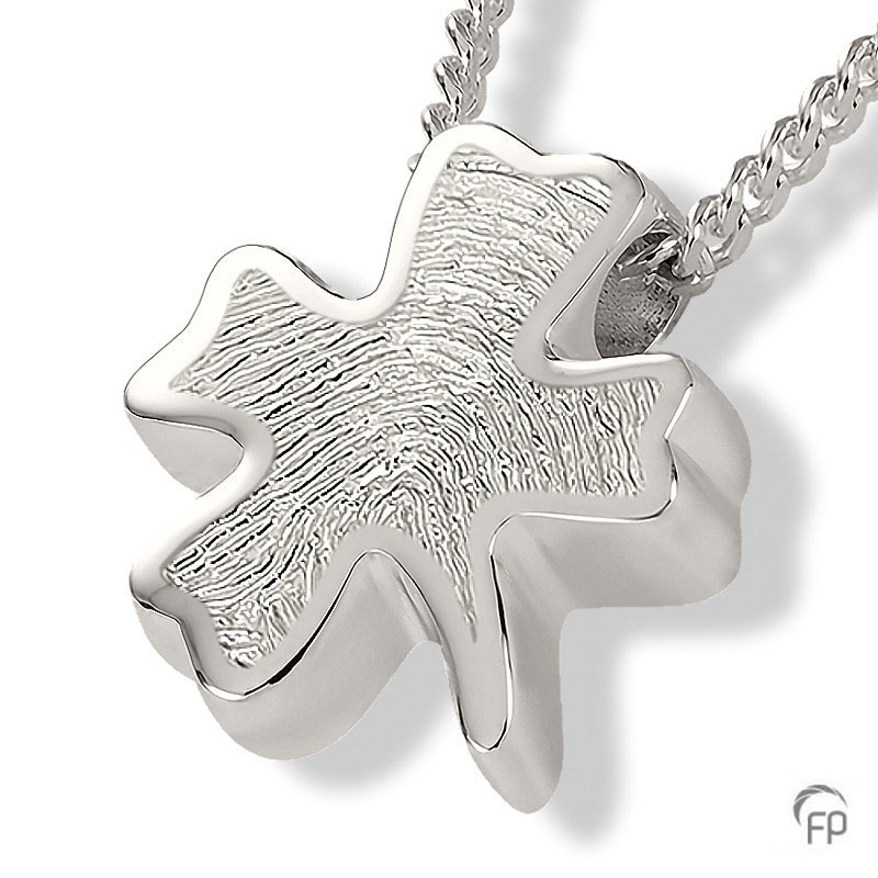 Atlantis ash pendant with fingerprint
