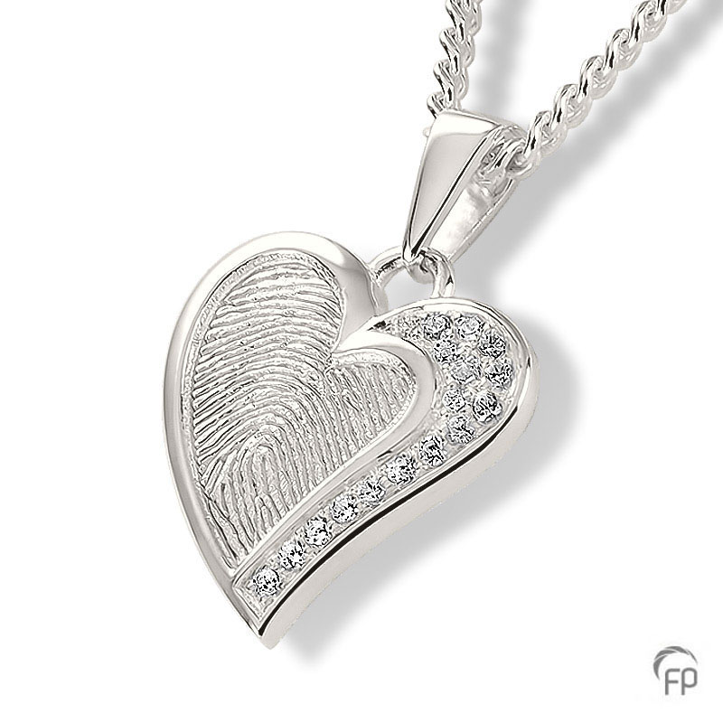 Atlantis pendant with fingerprint