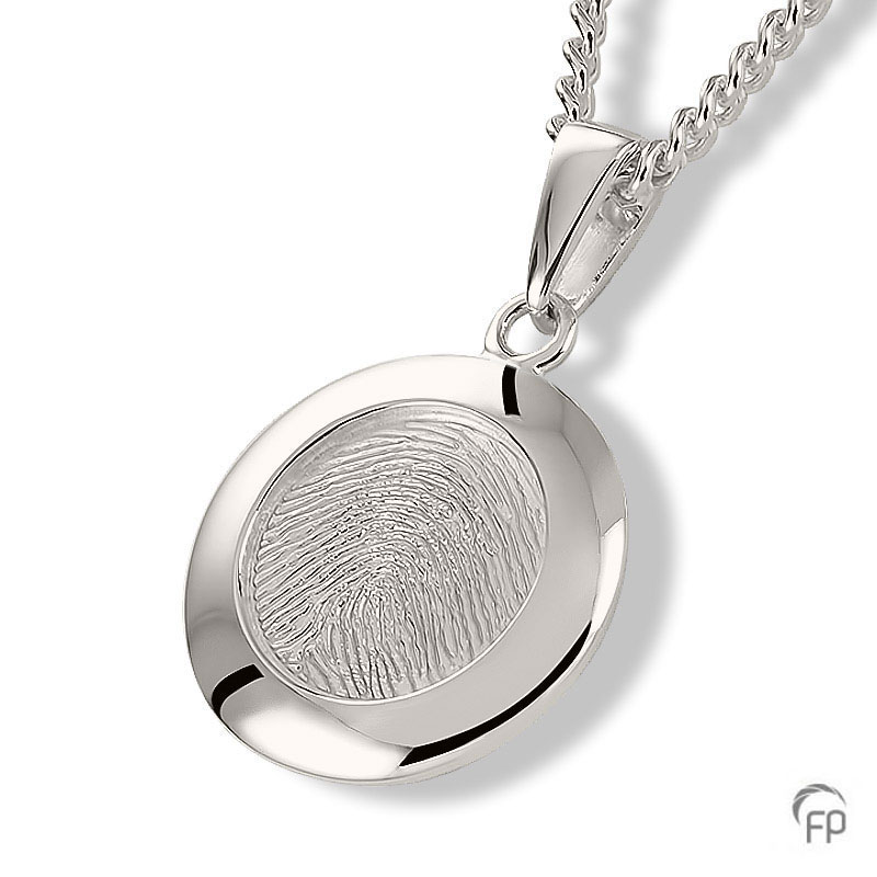 Atlantis pendant with fingerprint