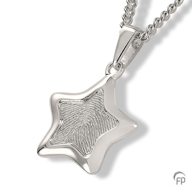 Atlantis pendant with fingerprint