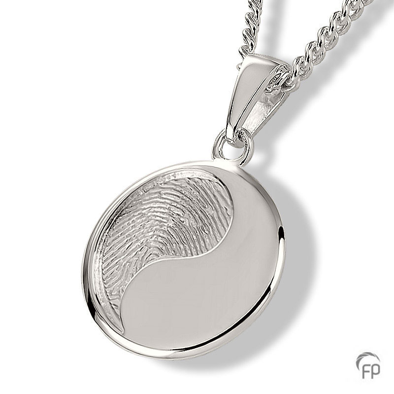 Atlantis pendant with fingerprint