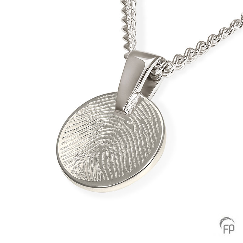 Atlantis pendant with fingerprint