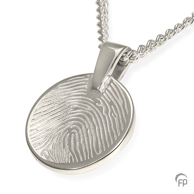 Atlantis pendant with fingerprint