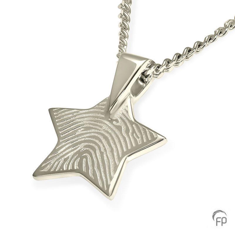 Atlantis pendant with fingerprint