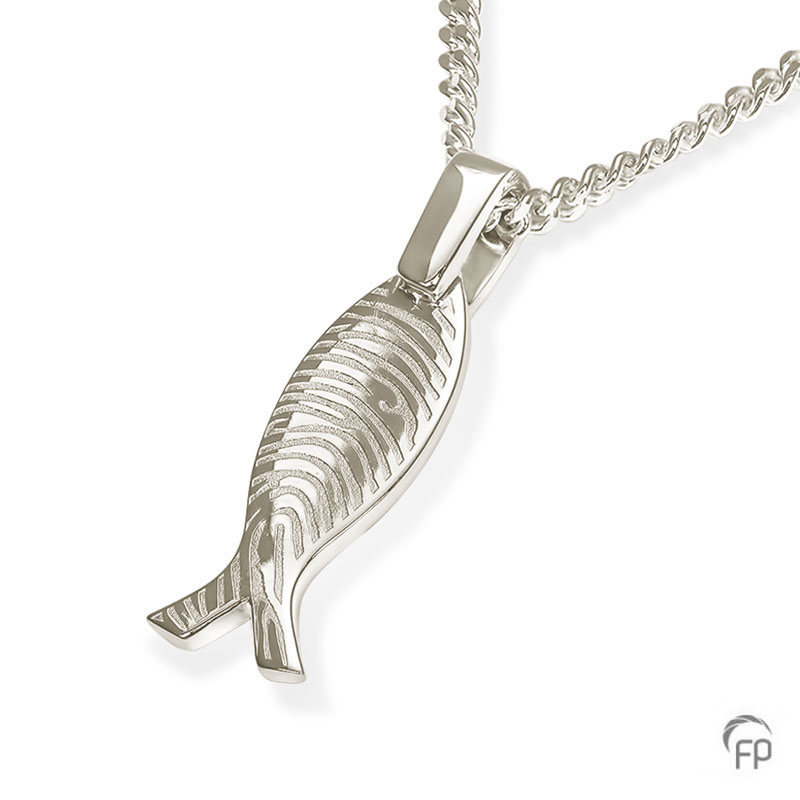 Atlantis pendant with fingerprint