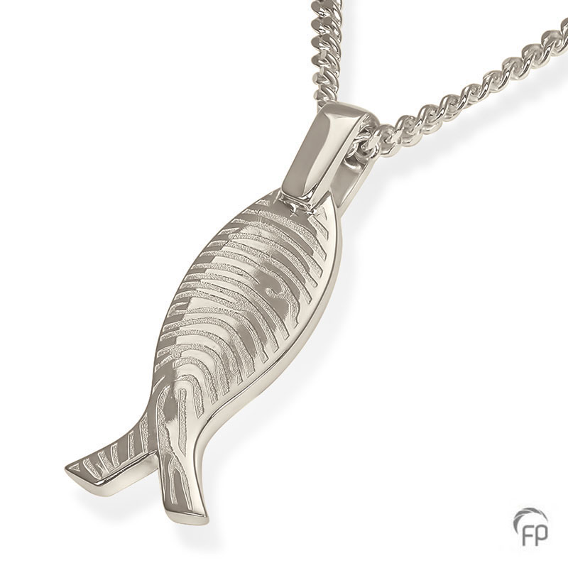 Atlantis pendant with fingerprint