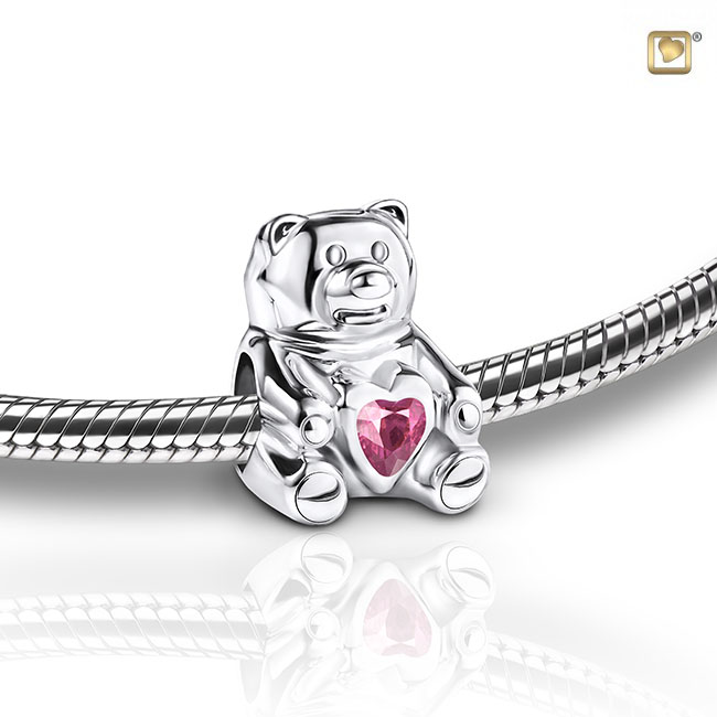 Ash jewellery bead Cuddle Bear