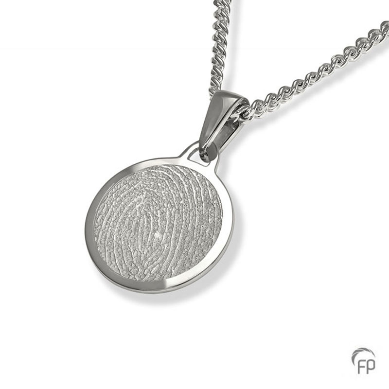 Atlantis pendant with fingerprint