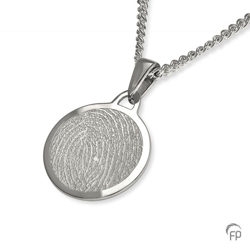 Atlantis pendant with fingerprint