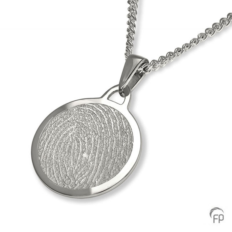 Atlantis pendant with fingerprint