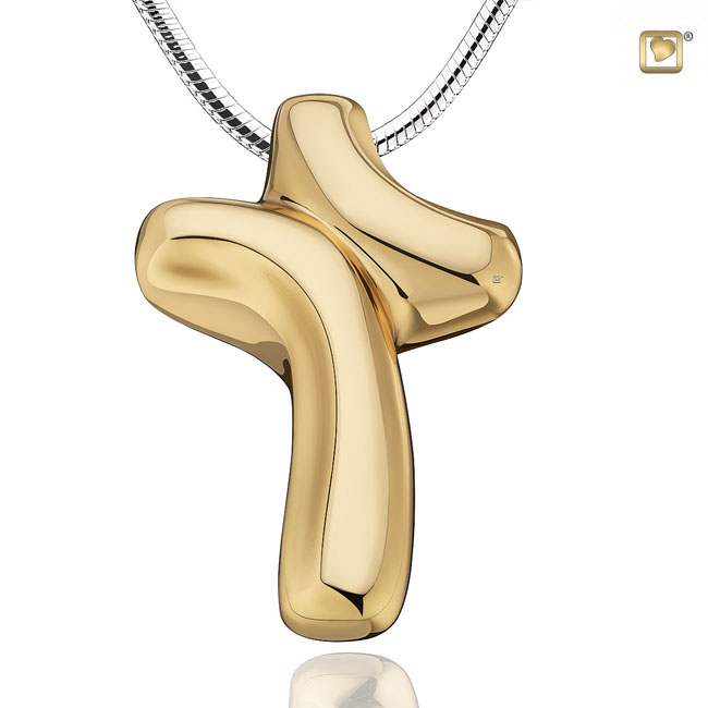 ComfortCross Ash pendant Polished Gold